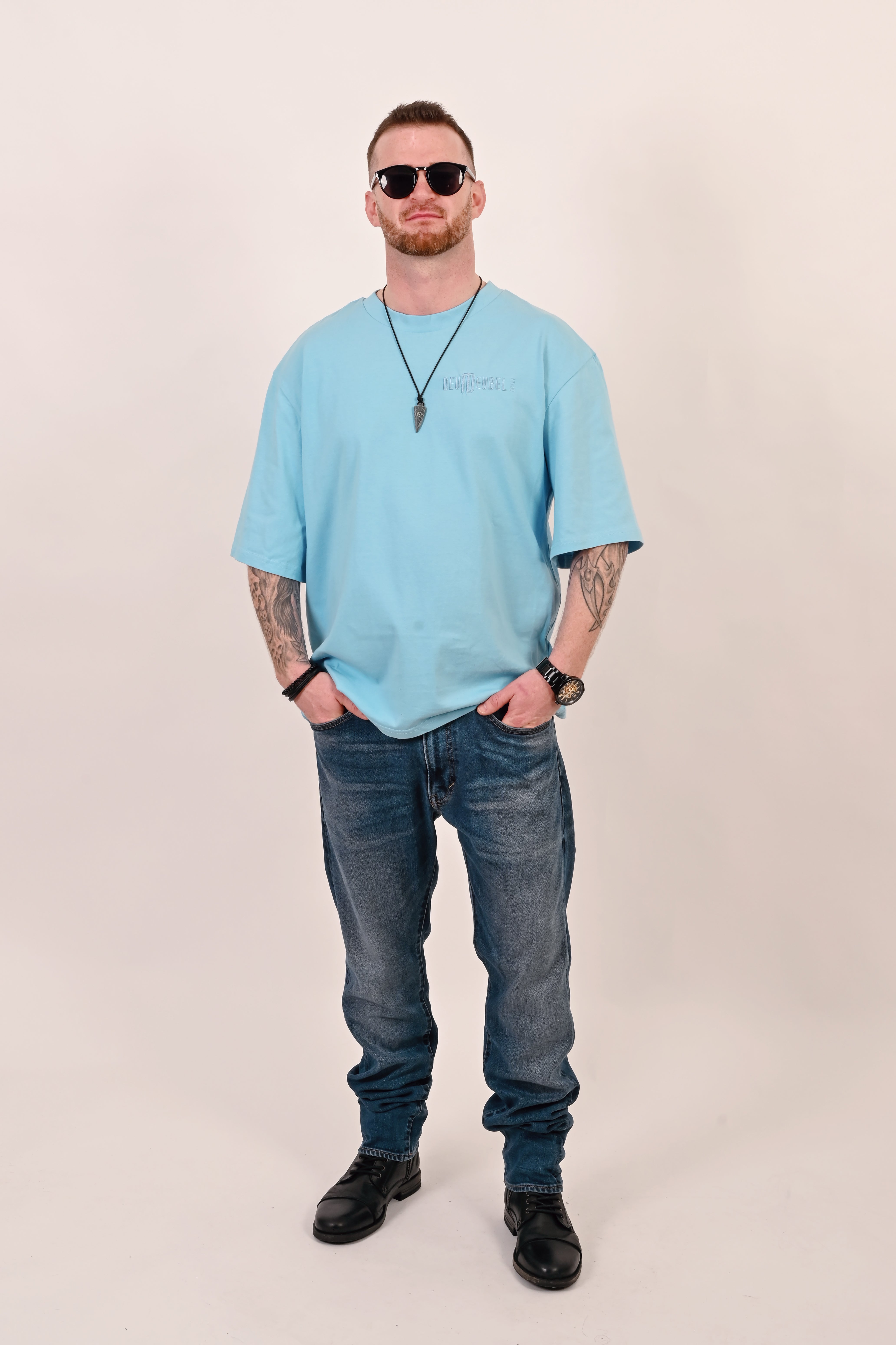 Box Shirt oversize Baltic Blue :)