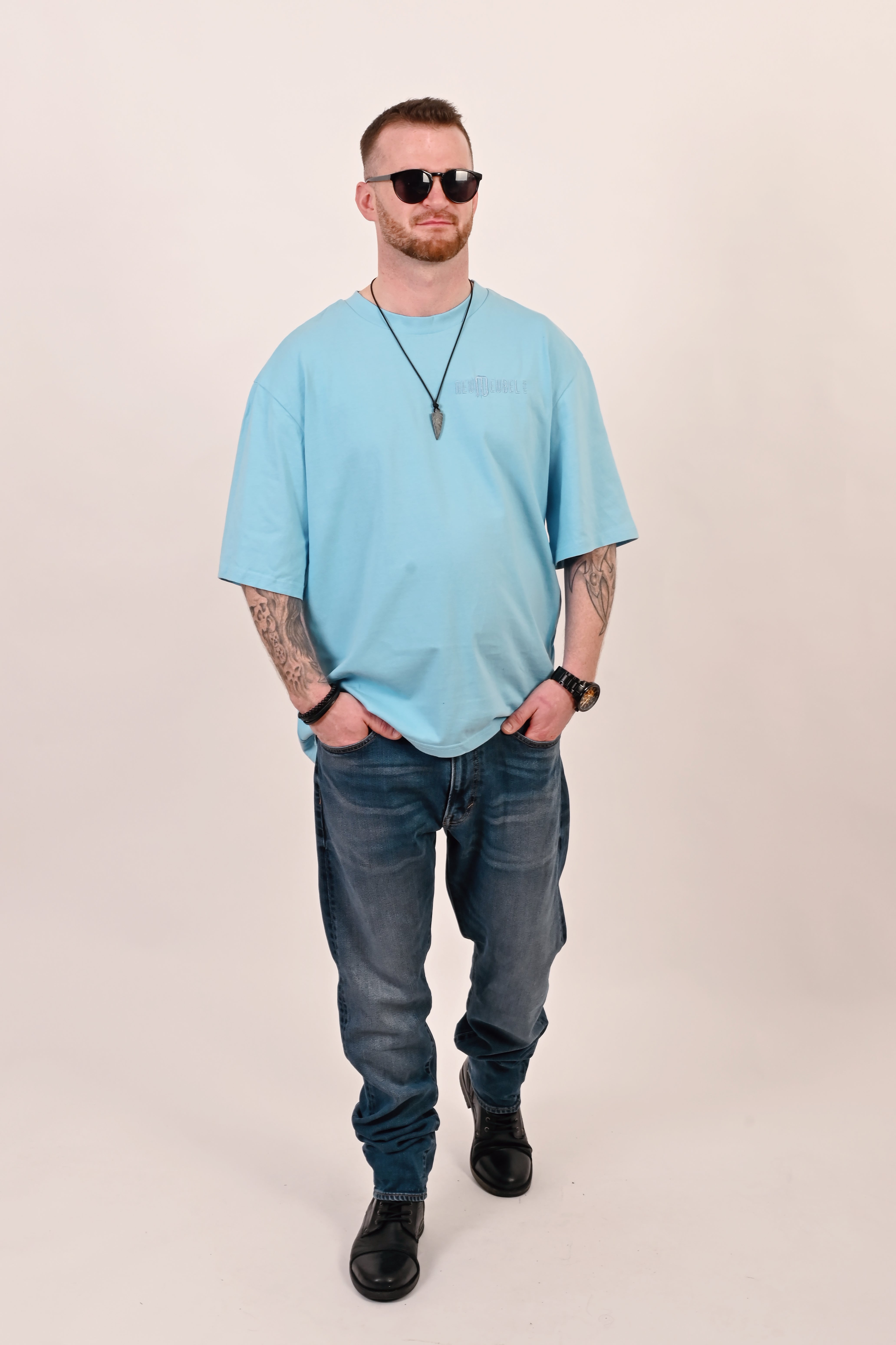 Box Shirt oversize Baltic Blue :)