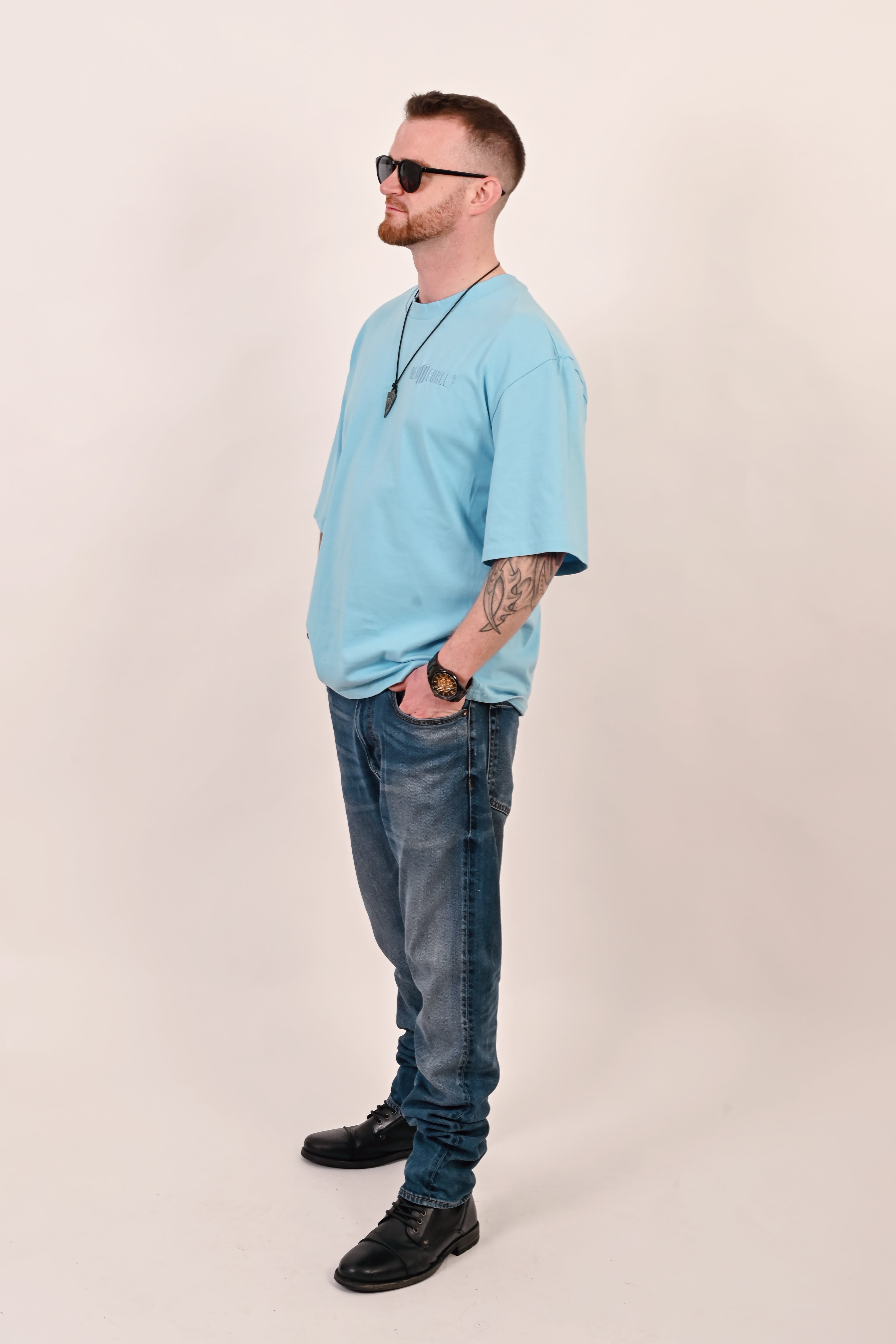 Box Shirt oversize Baltic Blue :)