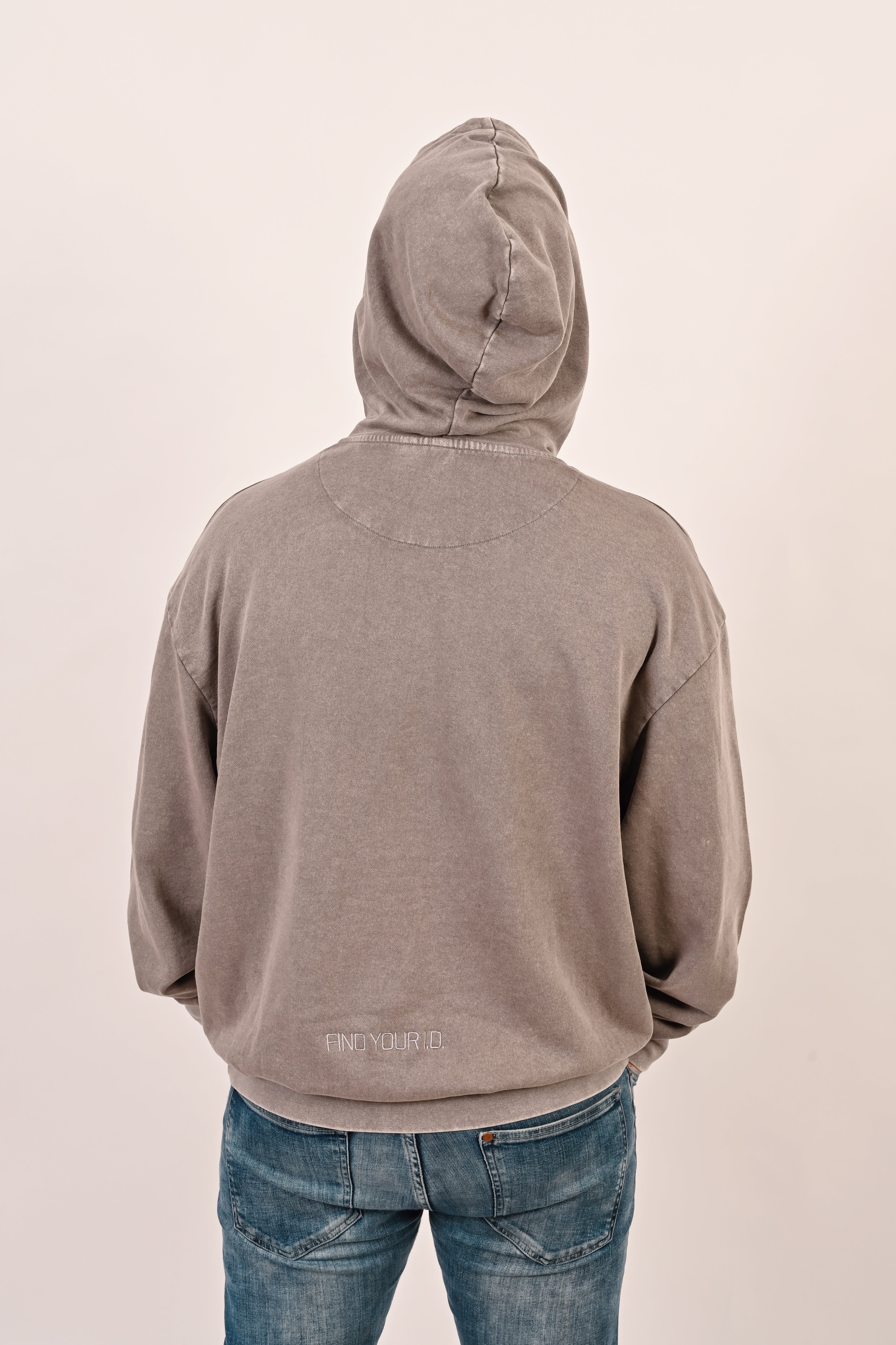 Hoody oversized Embroiderys beige* :)