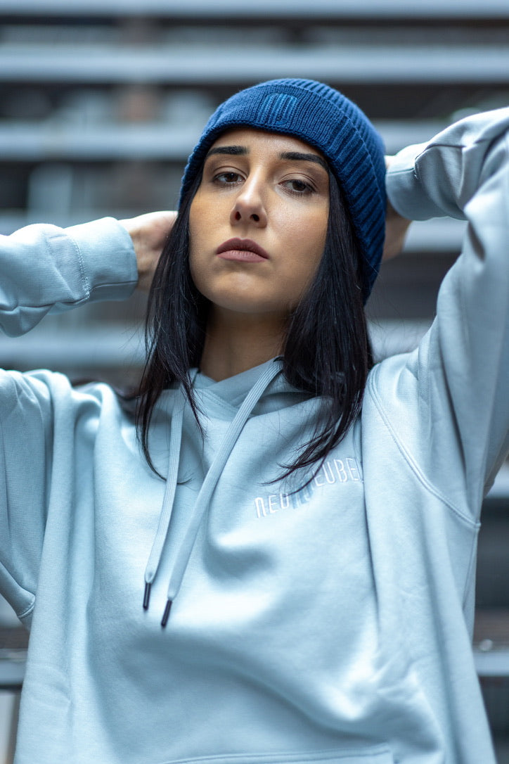 Beanie Stickerei Logo ND marine :)