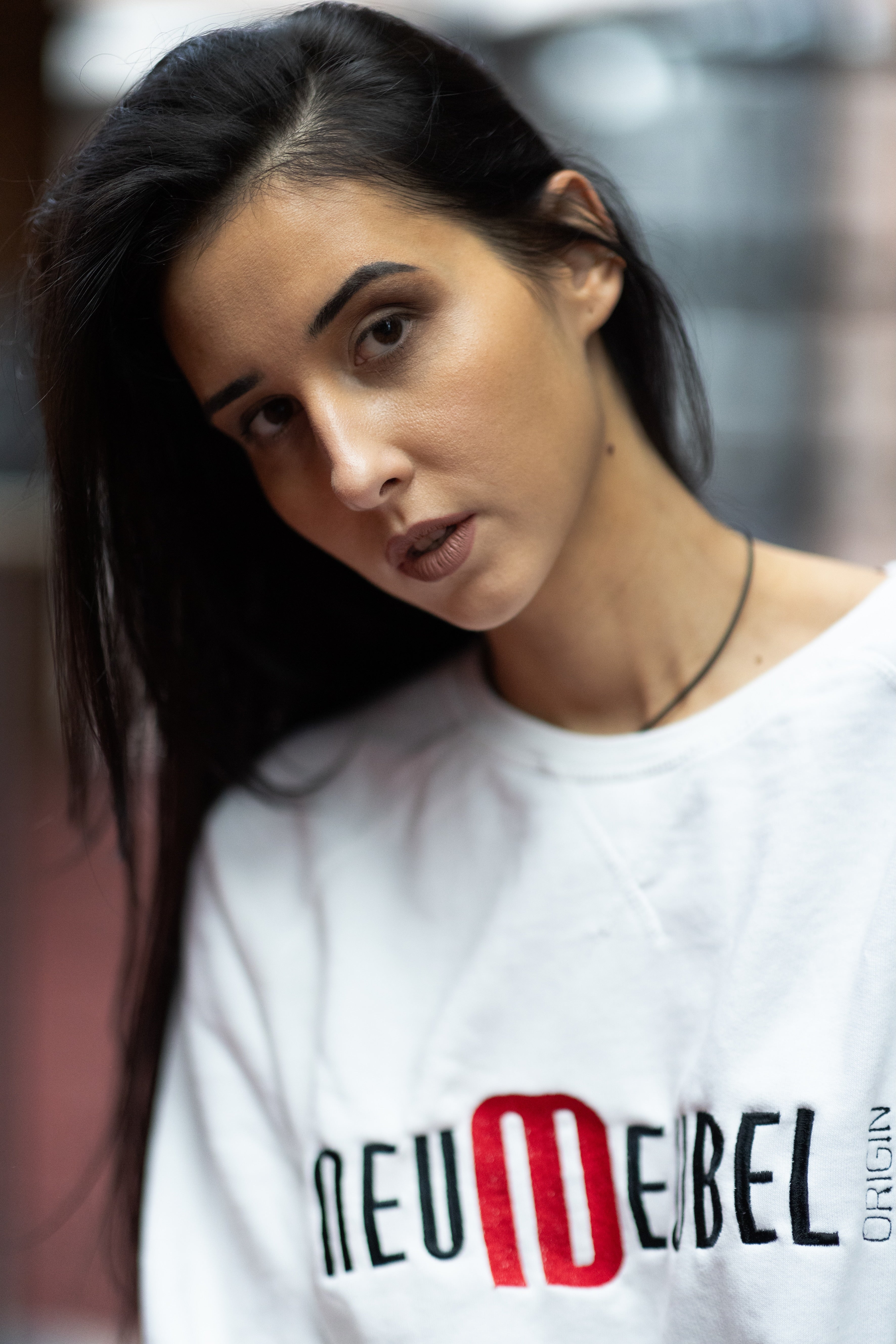 Sweater white embroidery Casual