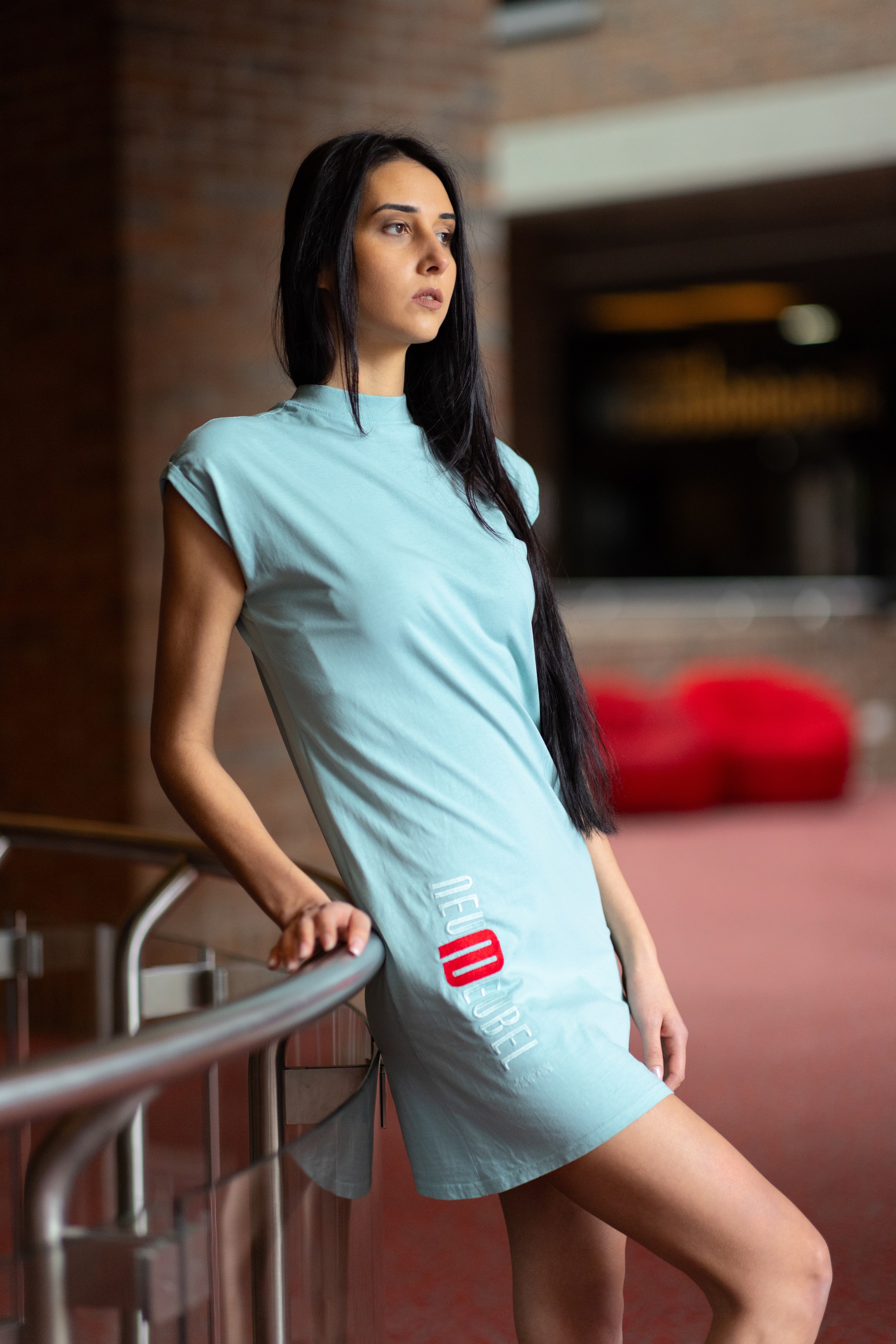 Ozean dress hellblau Stickerei ND* :)