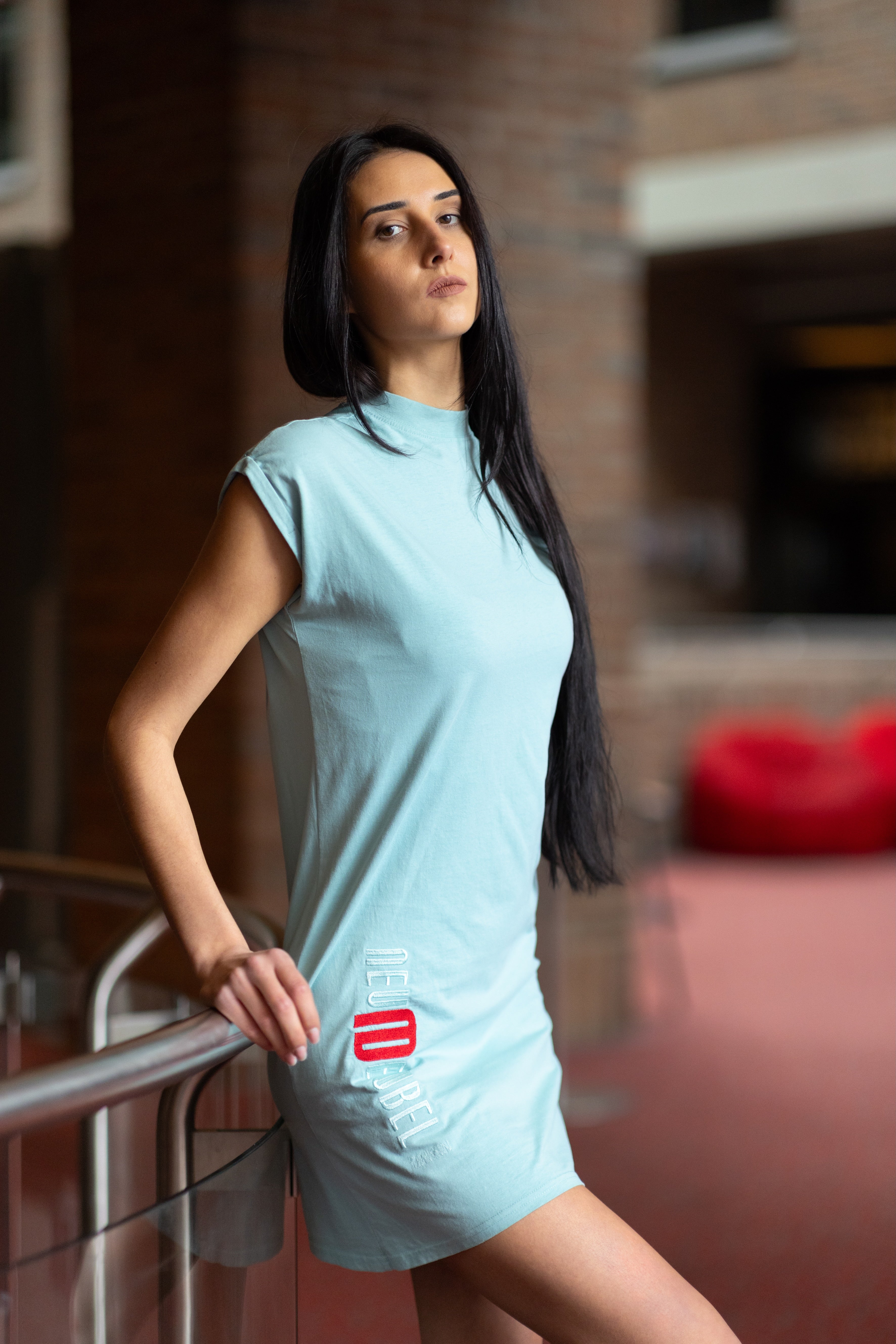 Ozean dress hellblau Stickerei ND* :)