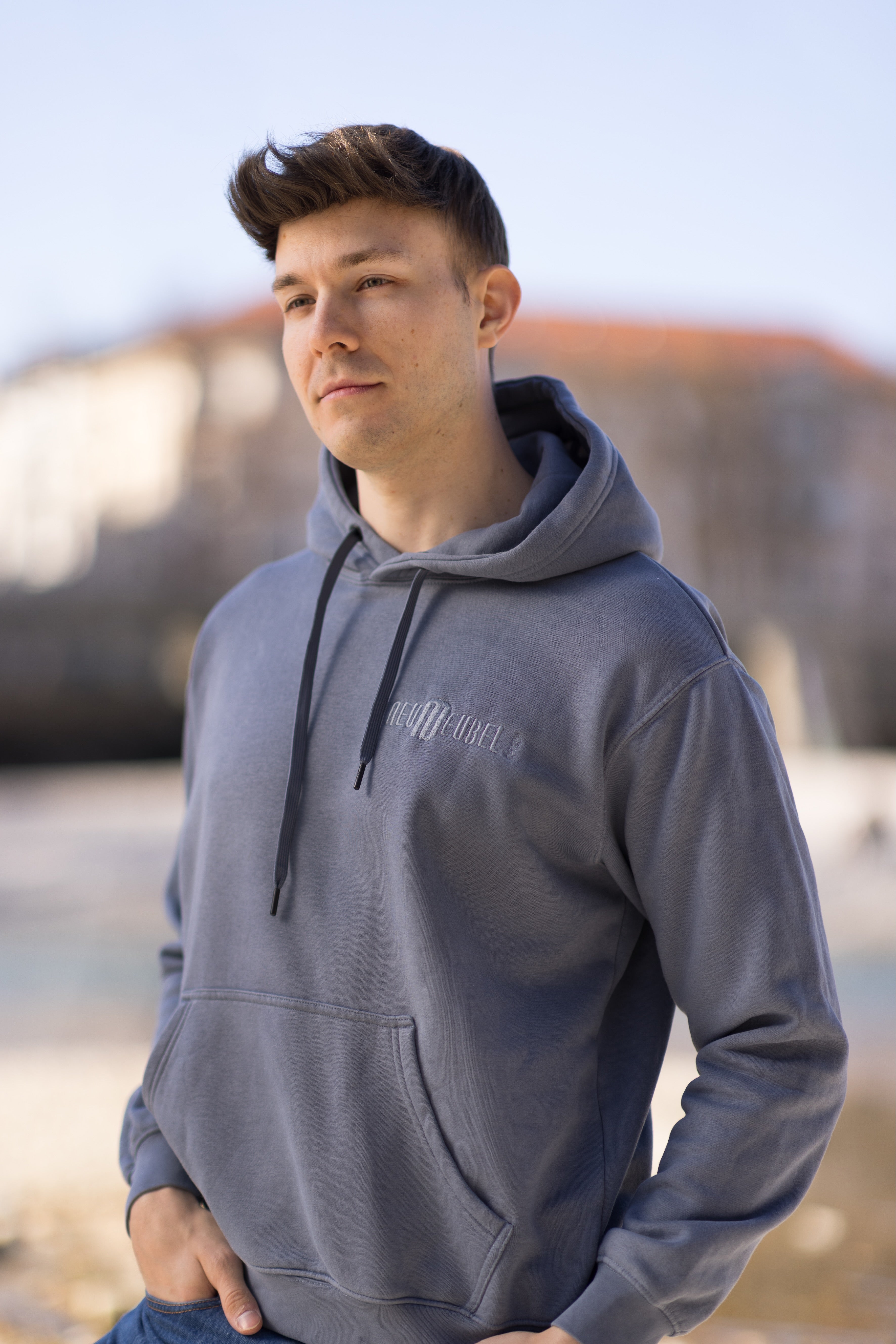 Hoodie Stickerei Courage Flint Stone* :)