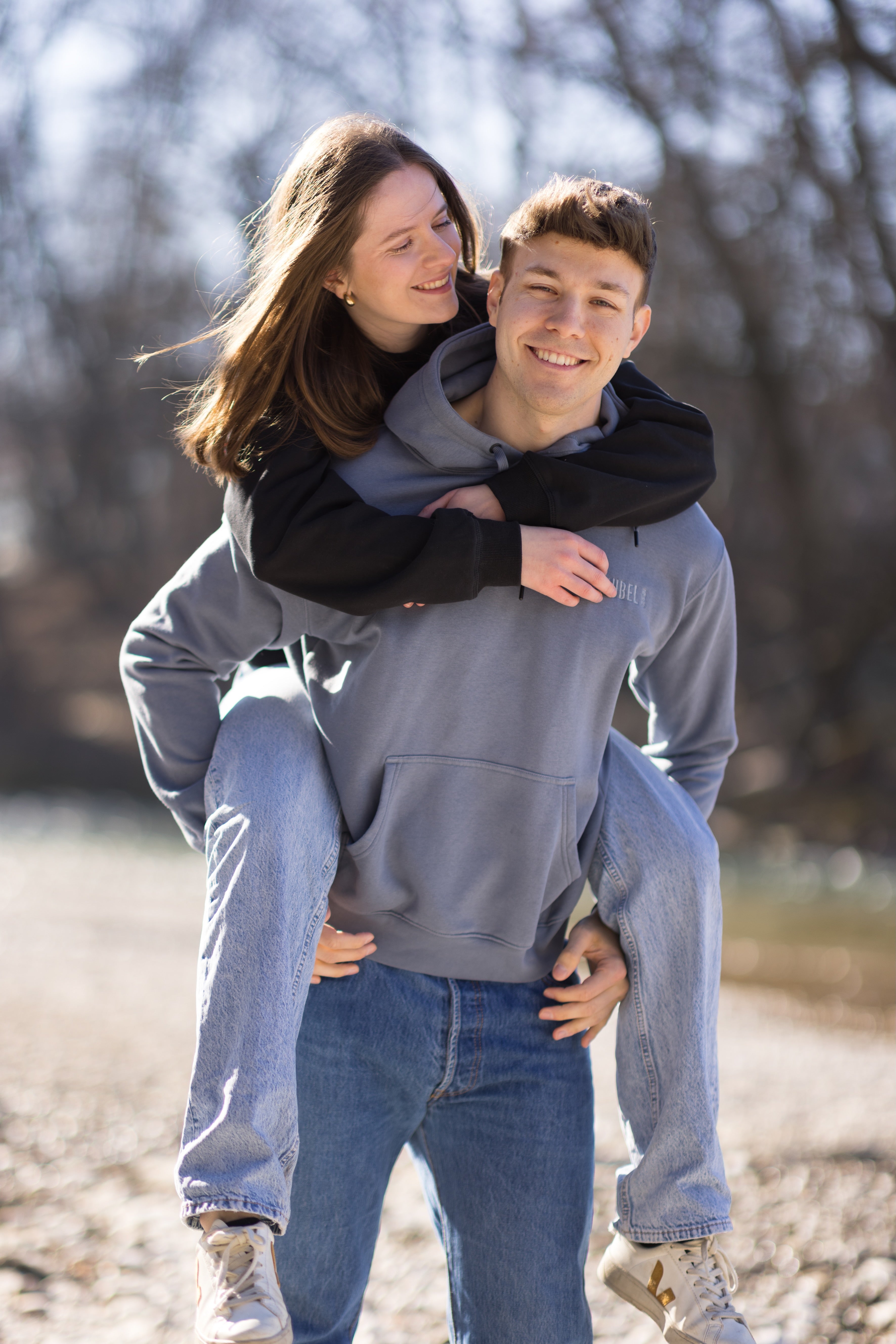 Hoodie Stickerei Courage Flint Stone* :)