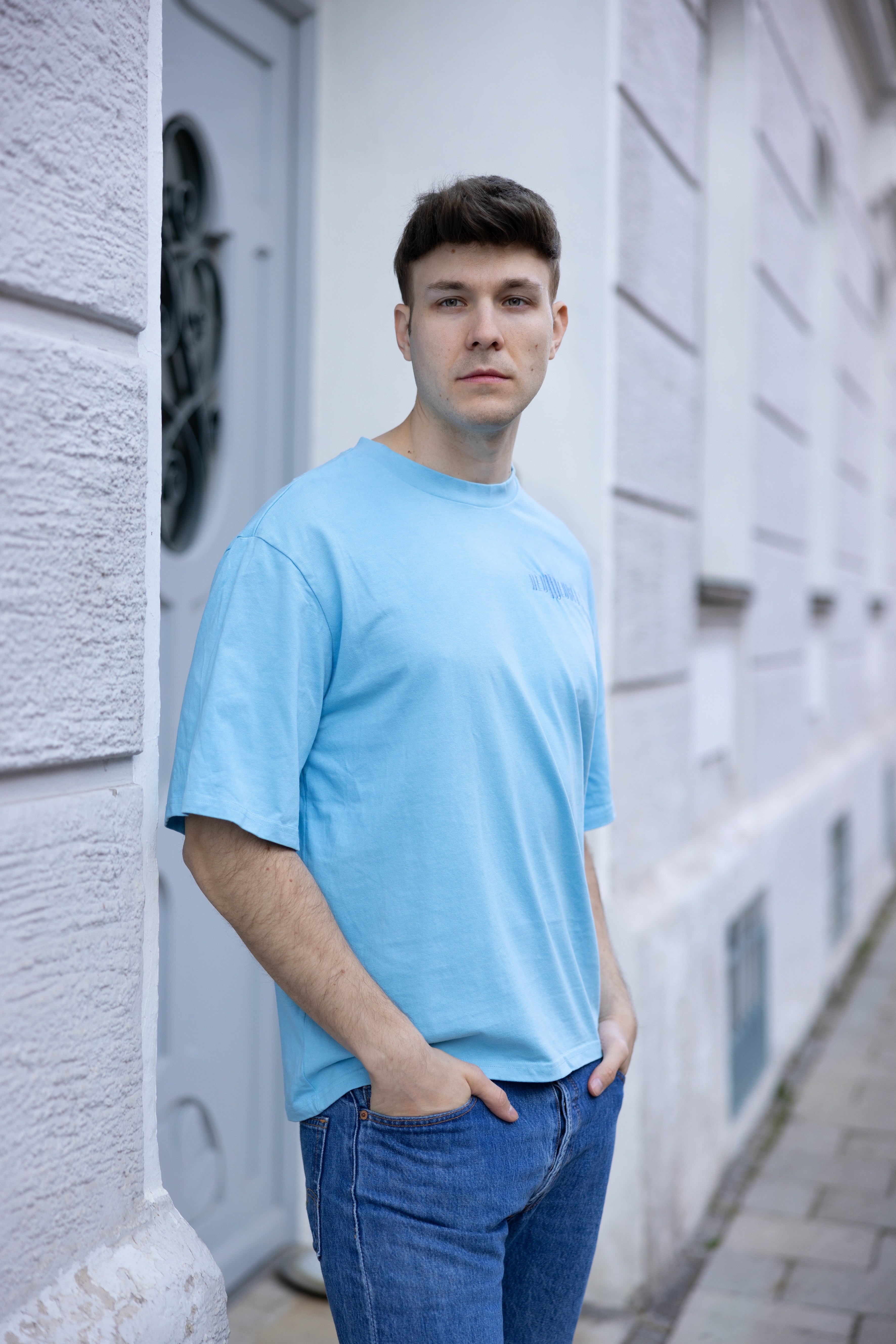 Box Shirt oversize Baltic Blue :)